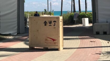 Last crate out - Miami 2018